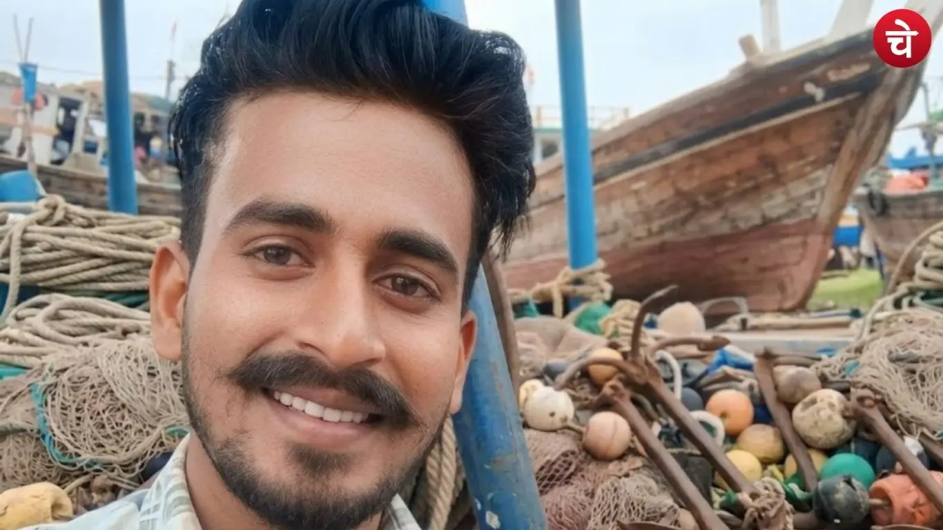 File photo of 19-year-old Krishna Kumar, who was found dead on the railway tracks